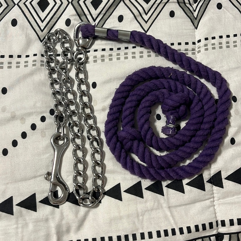 Chain lead rope